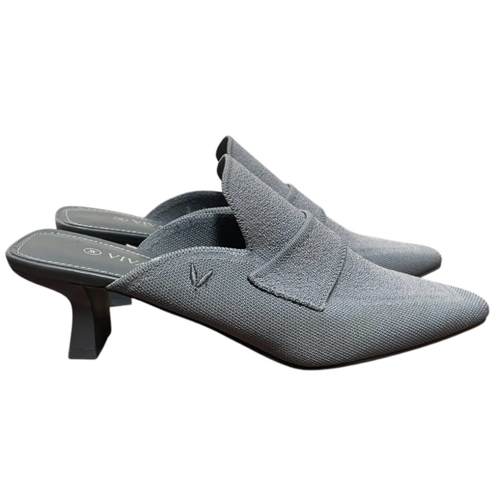 Vavaia Gray Mules for Women